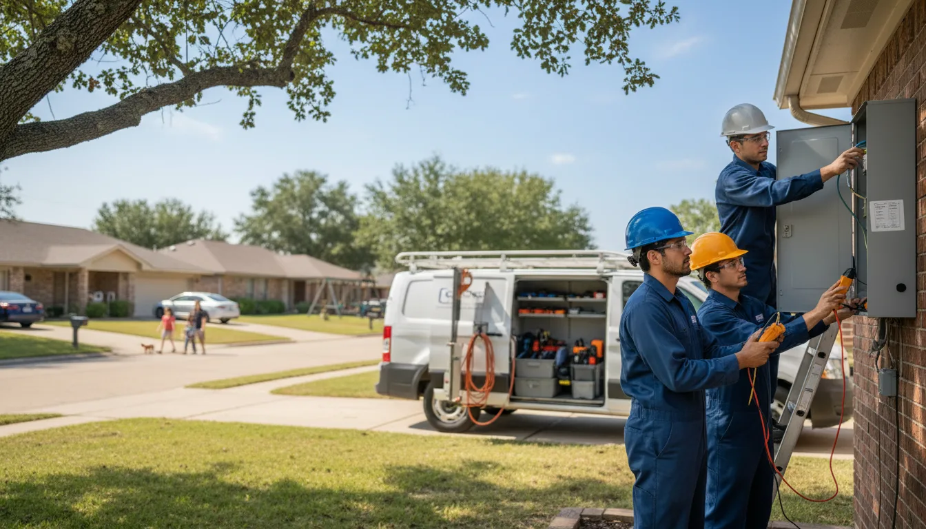 Certified electrician providing emergency electrical services in Warrington, PA